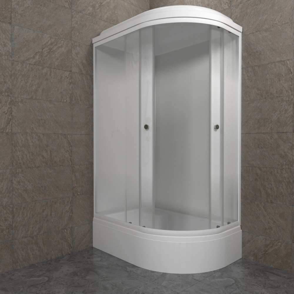 Душевая Кабина Коралл-Лайт 120*80 В Левая