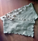 Набор зимняя женская шерстяная шапка и шарф, цвет охра