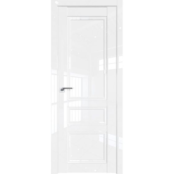 Межкомнатная дверь глянцевая Profil Doors 130L белый люкс глухая