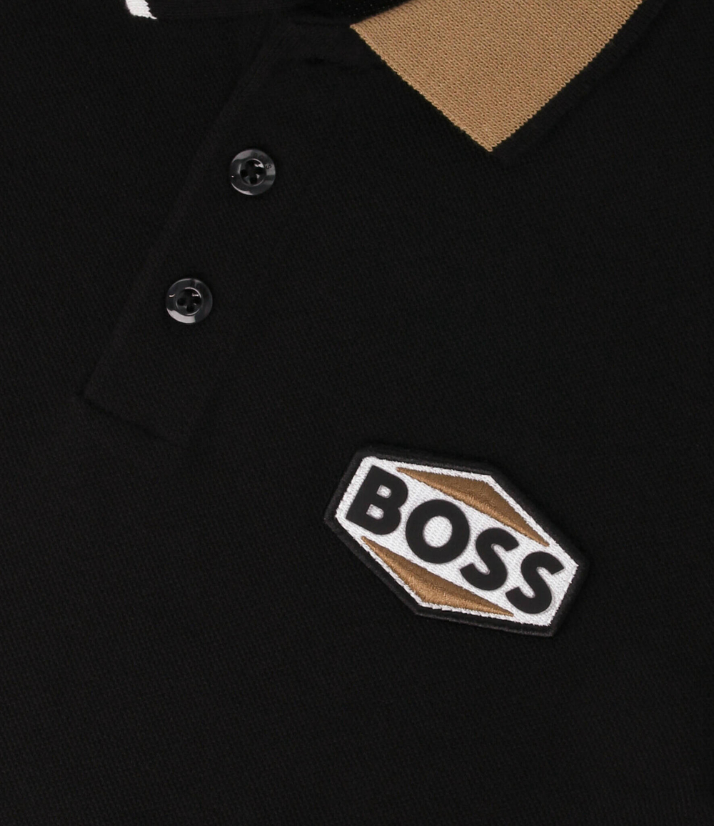 Поло BOSS Kidswear - черный(J25O97)