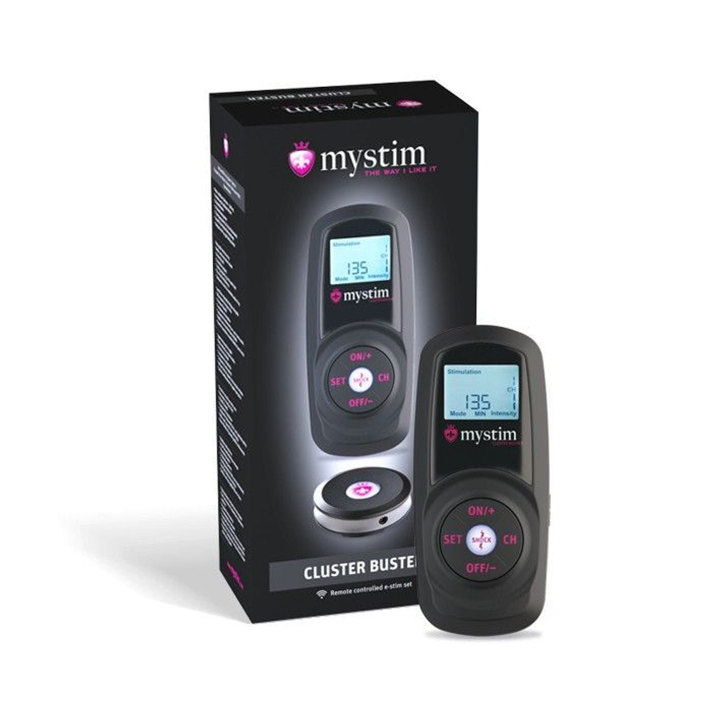 Беспроводной блок для управления Mystim Cluster Buster (Цвет: черный)
