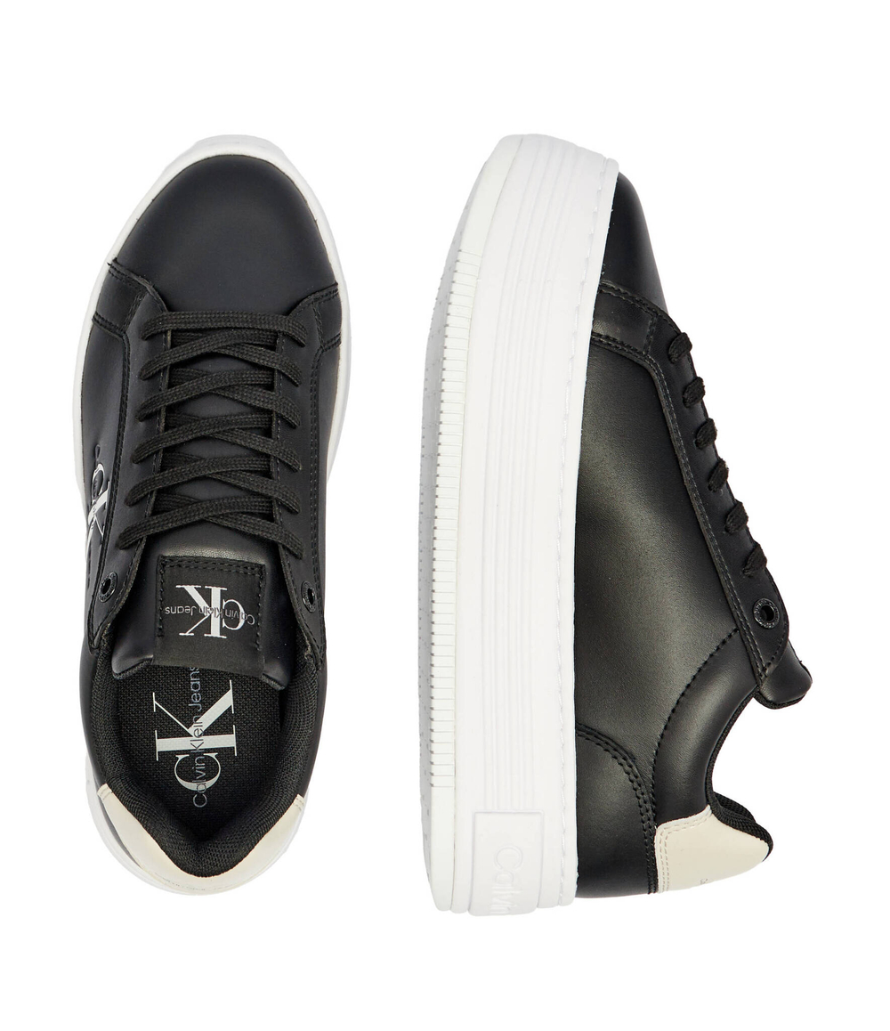 Кожаные кроссовки CALVIN KLEIN JEANS - черный(YW0YW01516)
