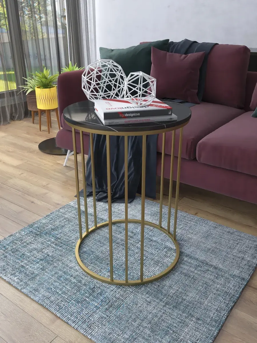 Журнальный стол Трио - ЗЧГ - МДФ в ПВХ