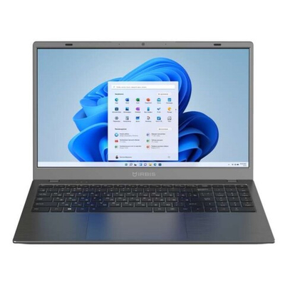 Ноутбук IRBIS GroovyBook 15 Core i5-1240P, 16GB, 1Tb SSD, Intel Iris Xe, 15,6" LCD 1920*1080 IPS, Win11 Pro, Grey