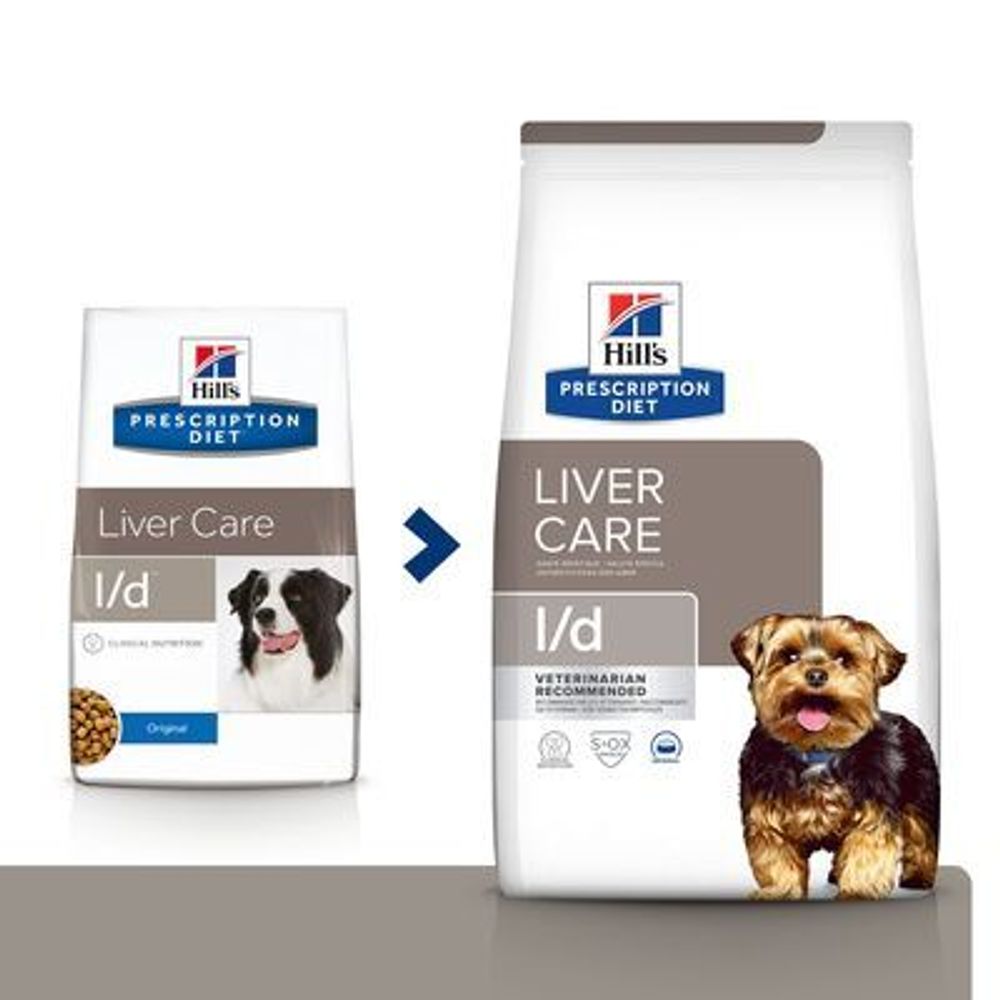 Сухой диетический корм Hill&#39;s Prescription Diet l/d Liver Care для собак при заболеваниях печени 1,5 кг