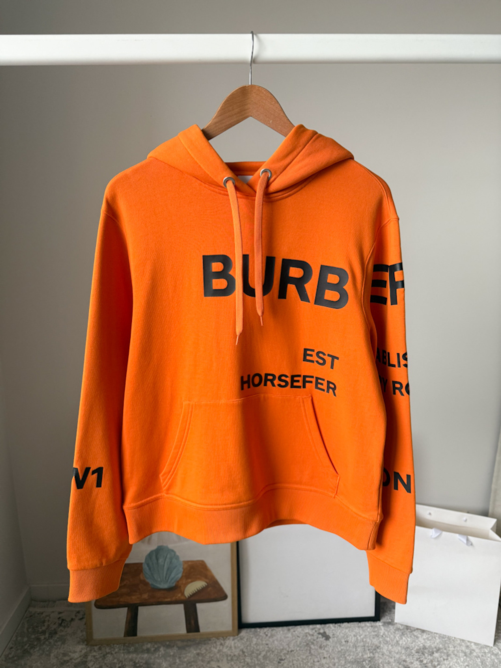 Хлопковый худи Burberry, S