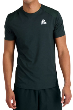 Теннисная футболка Le Coq Sportif Training T-Shirt Short Sleeve N°1 - scarab/black