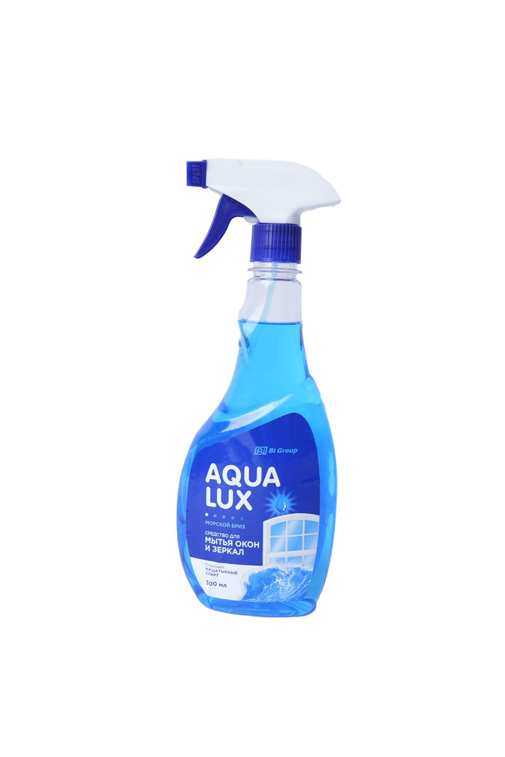 СТЕКЛООЧИСТИТЕЛЬ AQUA LUX МОРСКОЙ БРИЗ 500МЛ
