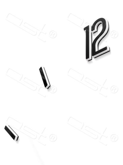 Настенные 3D часы Rich