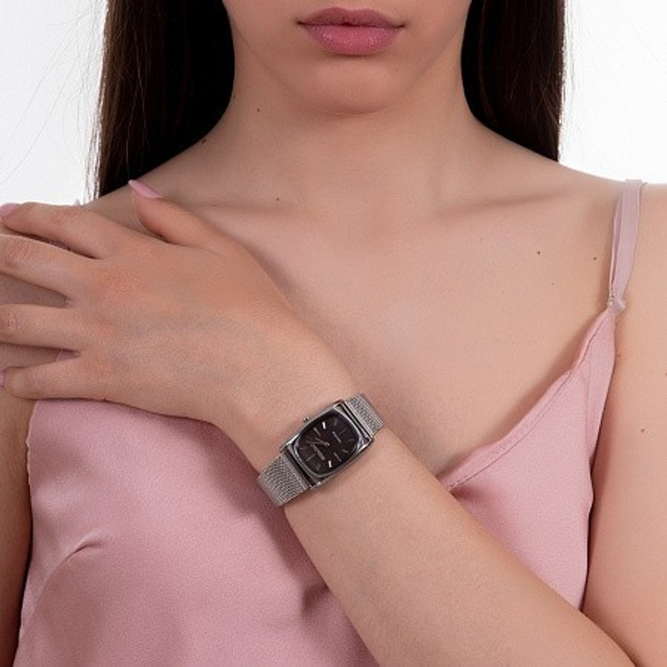 Часы Boccadamo Atelier Silver AT004 BW/S с минеральным стеклом