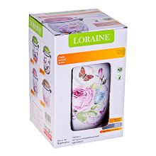Банка для сыпучих Loraine 26312 Батерфляй 900 мл
