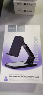 Держатель телефона Hoco HD8 Blackfish folding desktop holder Black