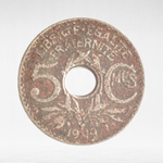 France, 5 Centimes 1919, F