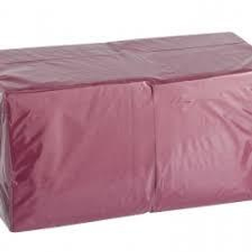 Салфетки бумажные Биг Пак 33*33см, Бордовые 2-хсл, 200л/упак, 9упак/кор