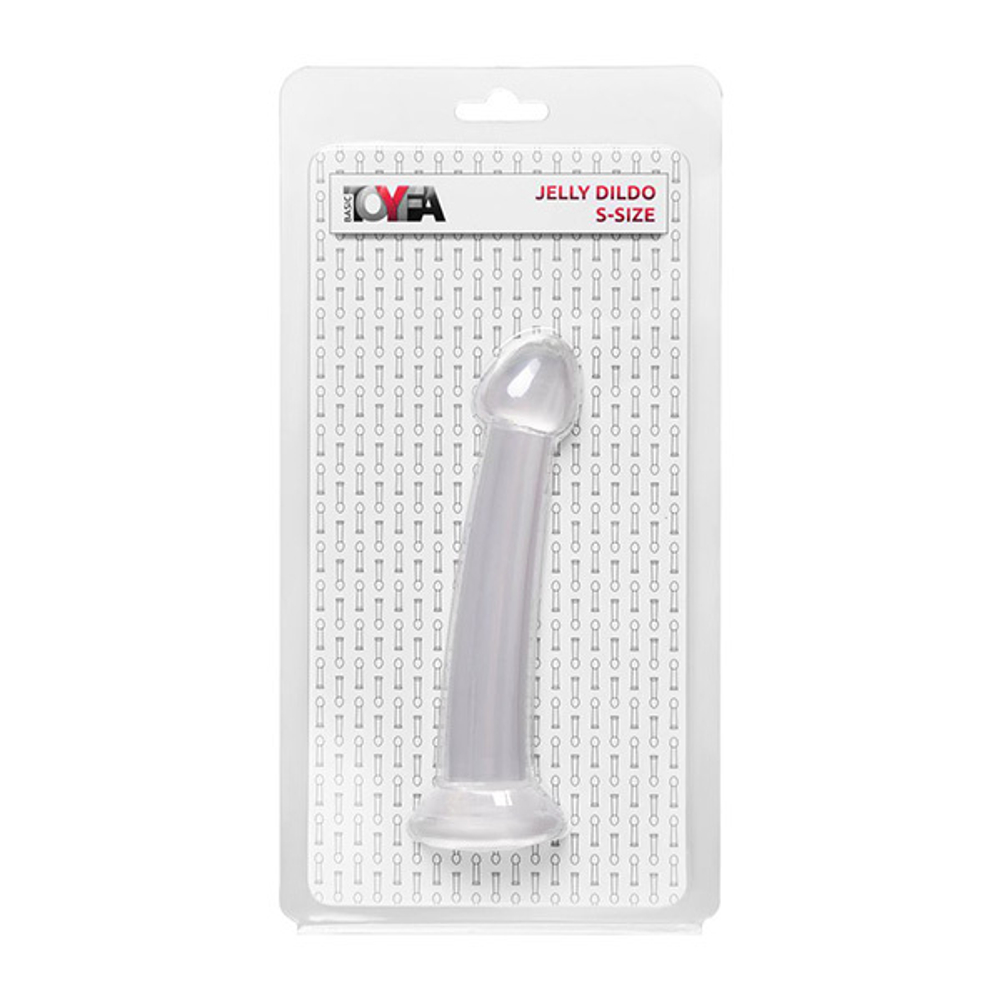 Прозрачный фаллоимитатор 15,5см ToyFa Jelly Dildo S 882025-1