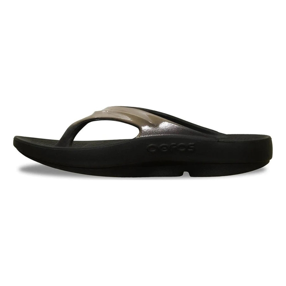 OOFOS Oolala Recovery Shoes - Black, Beige