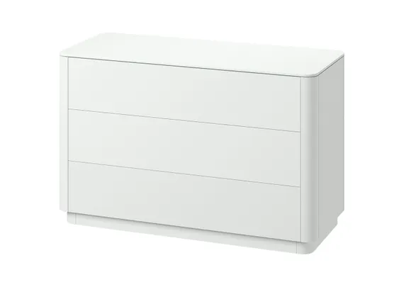 Комод Tammi 3 ящика ширина 120 см (белый)