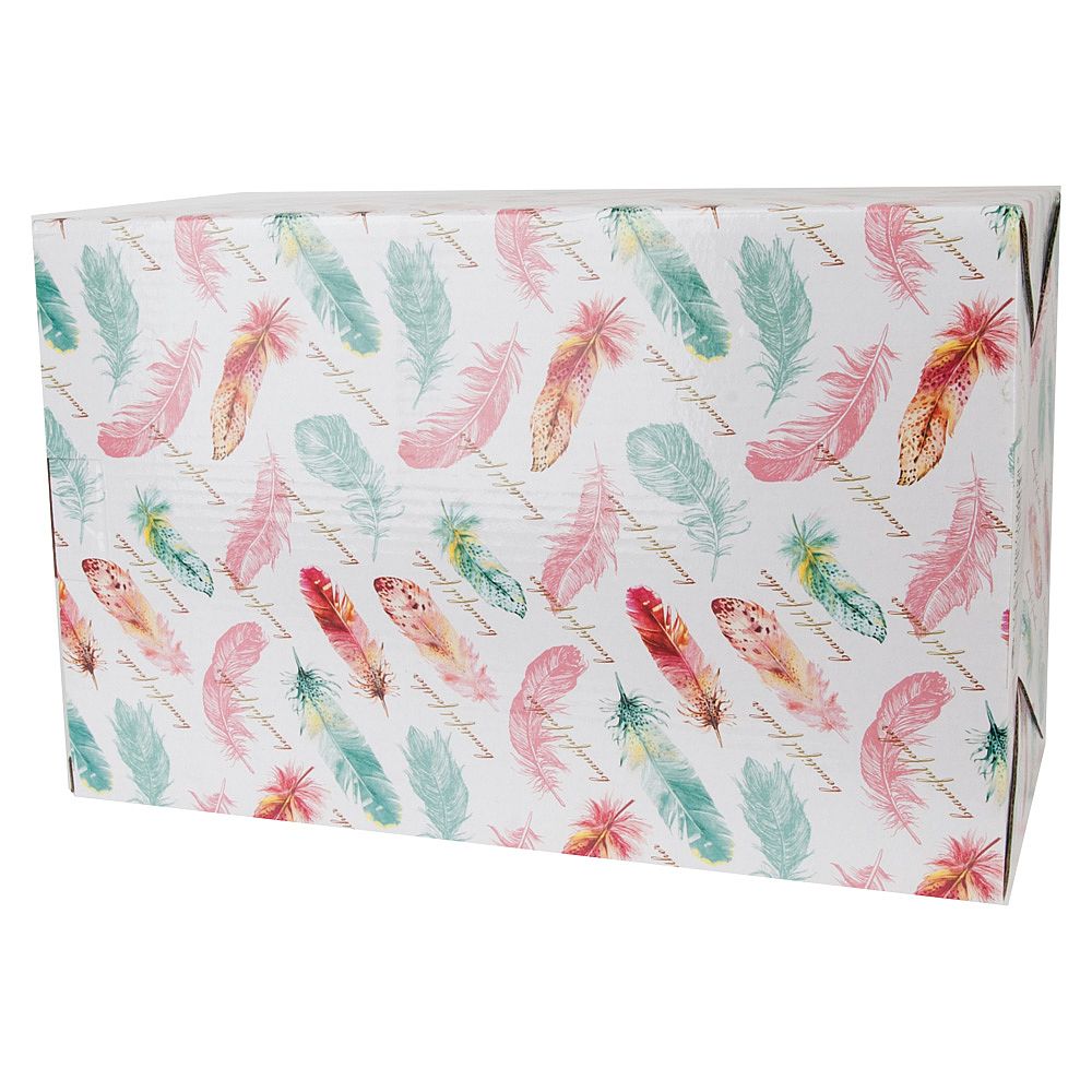 Чайный сервиз 12пр. "Перья" (6 персон) v=250мл. (керамика) (подарочная упаковка)