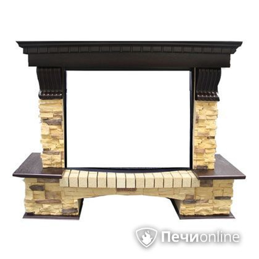 Портал для электрокамина Royal Flame Pierre Luxe сланец под очаг Jupiter Dioramic 28