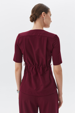 Топ с Запахом медицинский женский Йошо, бордо ОЛД