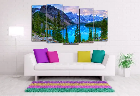 Модульная картина "Горы Канады"