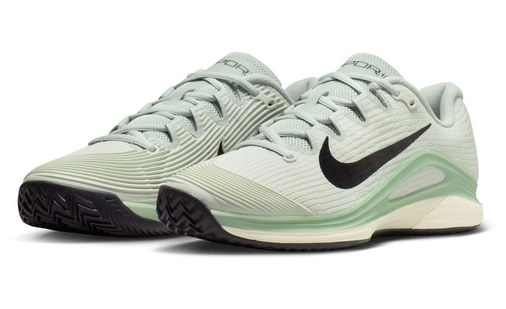 Женские Кроссовки теннисные Nike Zoom Vapor 12 Clay - light silver/black/steam white