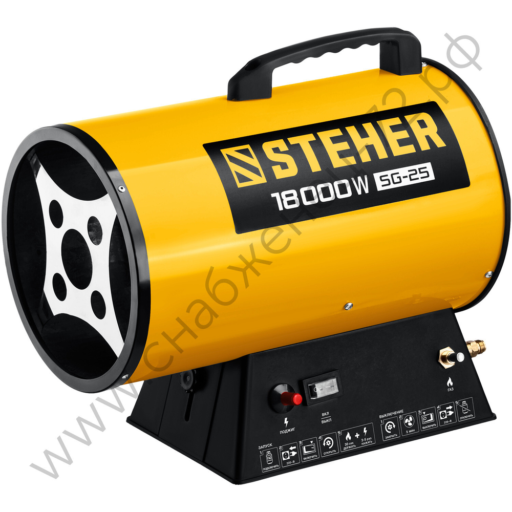 STEHER 18 кВт, газовая тепловая пушка (SG-25)