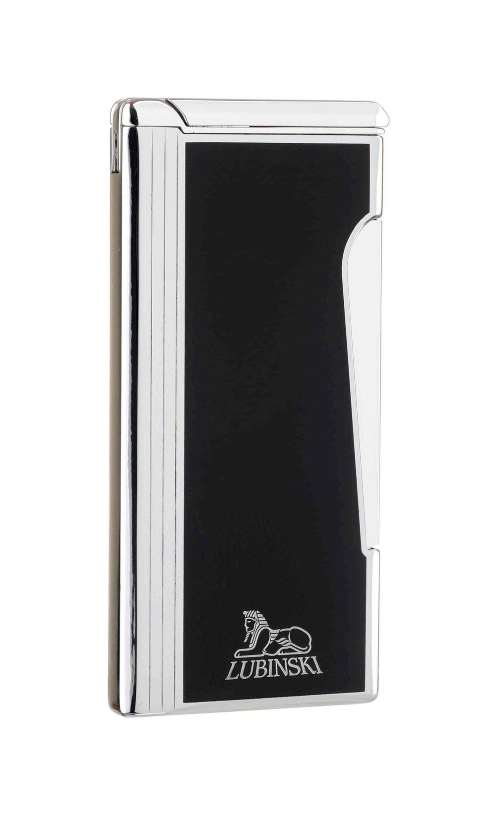 Зажигалка Lubinski "Милан" суперплоская, кремневая-турбо, черная