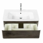 Тумба с раковиной BelBagno ALBANO 2C SO CER 105 Rovere Vintage Bianco