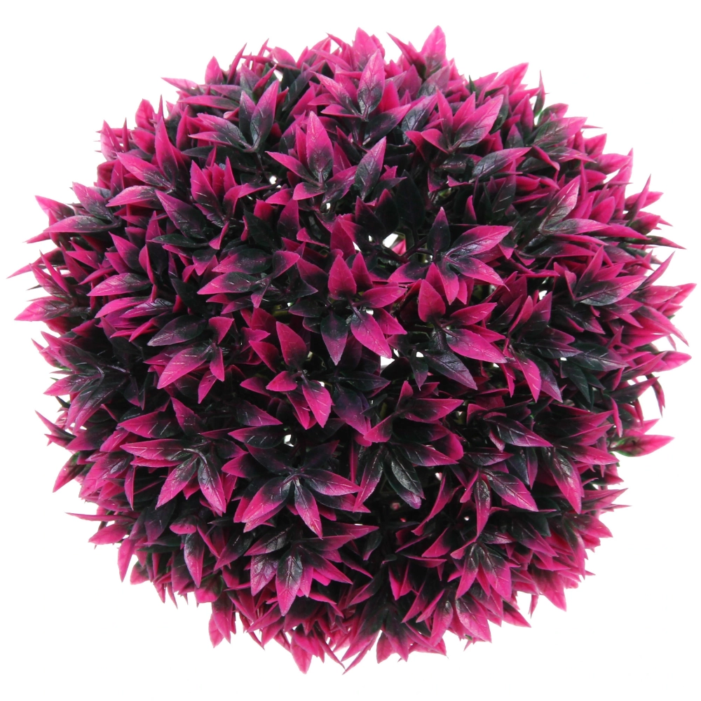 Искусственное растение шар «Самшит» цветная трава D-18см Ultramarine