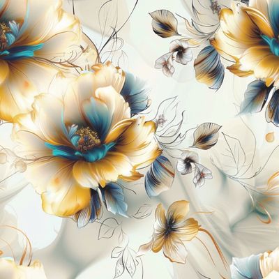 Нежные золотистые розы