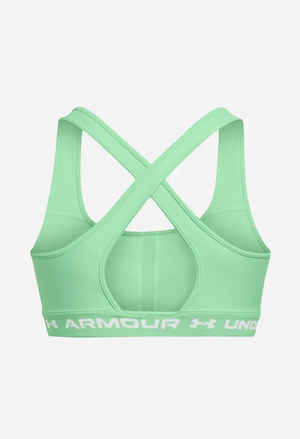 Женский топ бра Under Armour UA Crossback Mid Bra-GRN