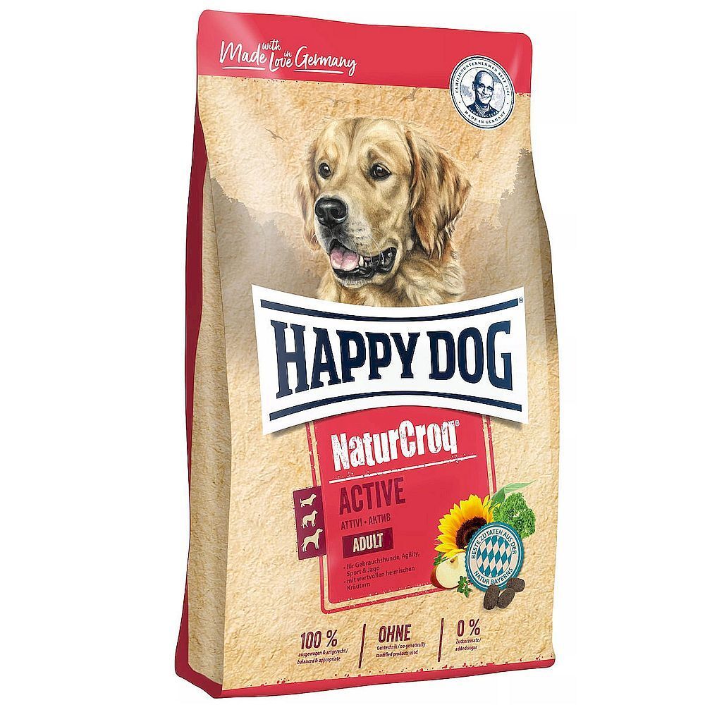 Happy Dog NaturCroq Active корм для собак всех пород с повышеной активностью 15 кг
