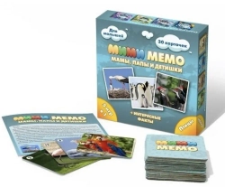 Настольная игра Мими Мемо «Птицы мамы, папы и детишки»