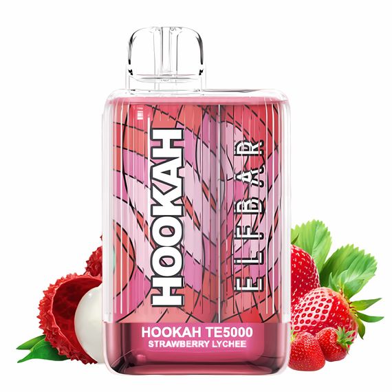 ELFBAR HOOKAH ТЕ5000 - Strawberry Lychee (0.5% nic)