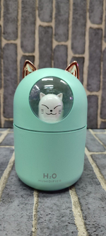 Увлажнитель воздуха для дома с подсветкой, цвет салатовый