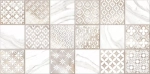 Настенная плитка Alma Ceramica TWU2550FRC14 Fresco 24.9x50 микс глянцевая / рельефная под мрамор / под мозаику / с орнаментом