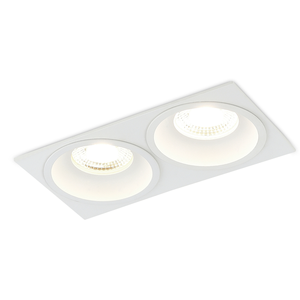 Декоративная  двойная рамка для светильника DL20761,  175х89х2.5,  белая