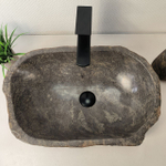 Раковина из речного камня RS-66075 53х34х15 из натурального камня