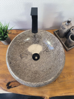 Раковина из мрамора Donut Grey Medium DM-60347 (45*45*15см)