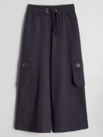 Штаны для девочки карго с карманами