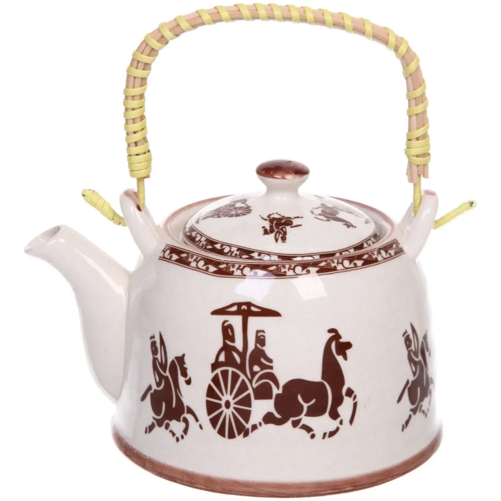 Чайник заварочный керамический 700мл с ситом «Японские мотивы»