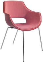 Кресло пластиковое с обивкой Papatya Opal-ML Pro Soft