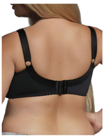 Бюстгальтер больших размеров Fortuna Kris Line черный, размер 70H