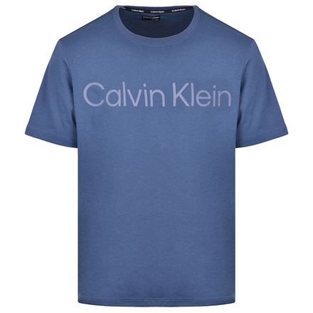 Мужская теннисная футболка Calvin Klein PW SS T-shirt - небесный