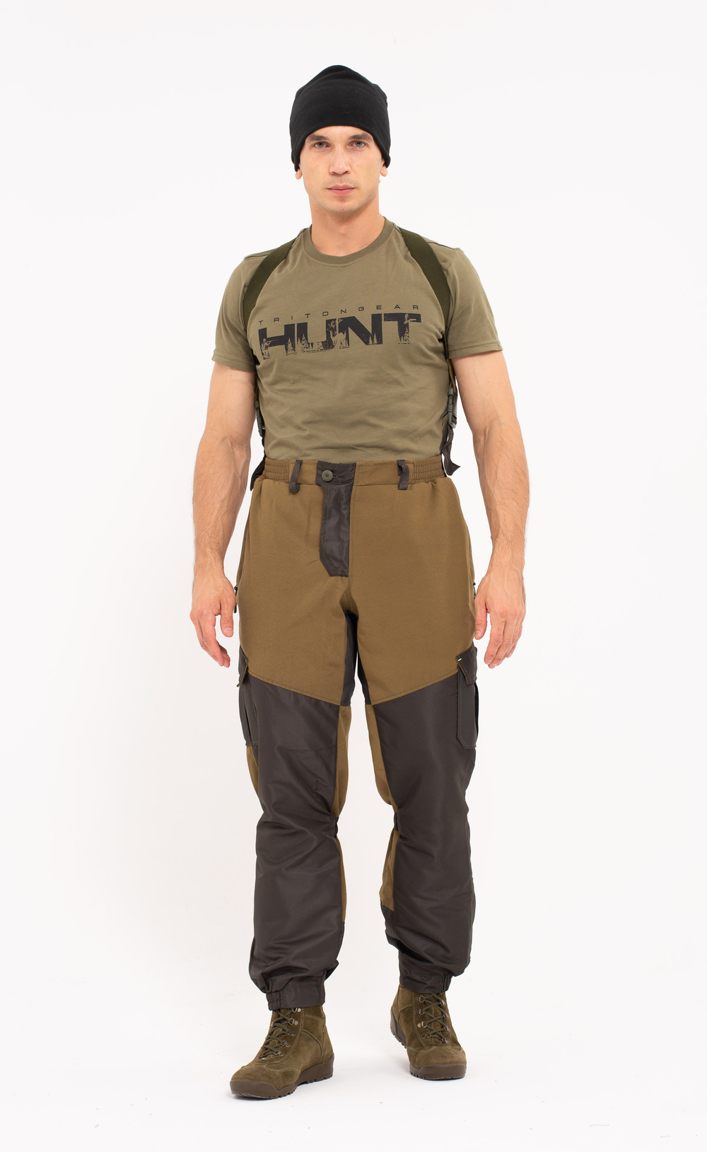 Костюм OneRus "Горный -5" (Брезент/Таслан, Флис), Хаки