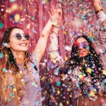 Конфетти «Круги розовые» 10 г, бумага