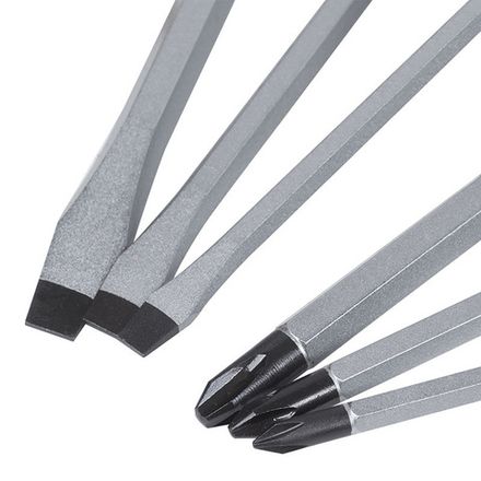 Цена на KING TONY (30206MR) Набор силовых отверток (PH, SL) 6 предметов