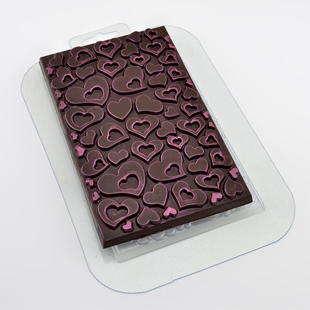 Пластиковая форма для шоколада "Шоколадка"