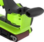 Ленточная шлифовальная машина аккумуляторная GREENWORKS G24BS 24V, АКБ 2Ач и ЗУ 3100607CUA